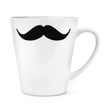Tasse À Latte Moustache 12oz - Tasse Drôle Pour Hommes Hipster Avec Barbe