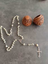 Porte chapelet oeuf en corozo