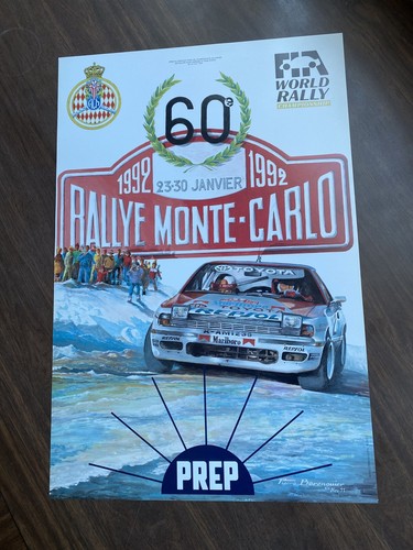 Affiche originale 60eme rallye - originale,