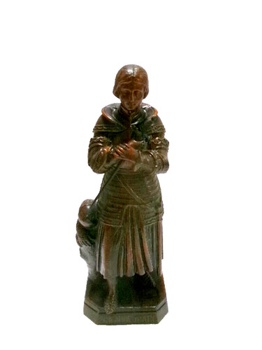 Statuette jeanne arc - jeanne, d'arc