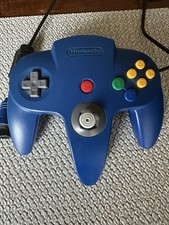 Manette Nintendo 64 N64 bleue officielle – joystick ferme – testée bon état