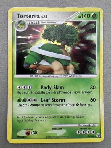Torterra 130 holo pl - torterra, 17/130