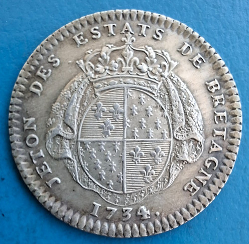 Louis jeton des etats - xv, ,