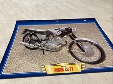 Honda 300 CB77 1963 fiche carte moto passion collection Atlas