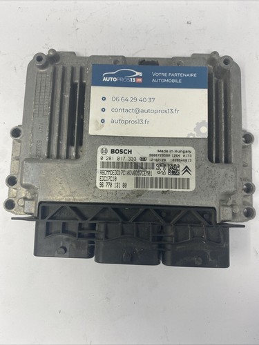 Calculateur moteur ecu - calculateur, peugeot