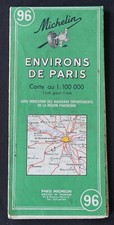 Carte michelin environs - carte, 95