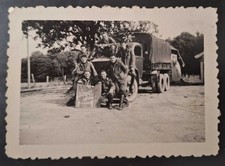 Photo ancienne - L'Equipe FIL de PAIN-VOIVRE - Camion GMC - 9 X 6,5 cm