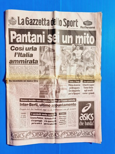 Gazetta dello sport juin - gazetta,