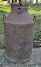 Ancien  grand Pot de laiterie/bidon lait /énorme pot à lait/jardin vintage