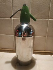 Ancien Syphon pour eau de Seltz chromé