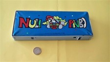 ANCIENNE TROUSSE PLUMIER D'ÉCOLIER SUPER MARIO BROS KART ET YOSHI NINTENDO 90's