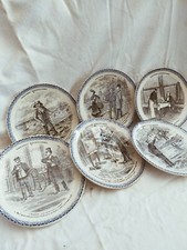 Assiettes parlantes, HB & CIE, Terre de fer, thème "les galéjades marseillaises"