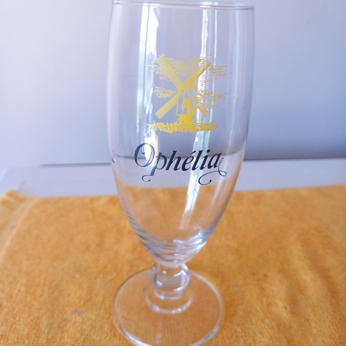 Ancien verre bière ophelia - verre,