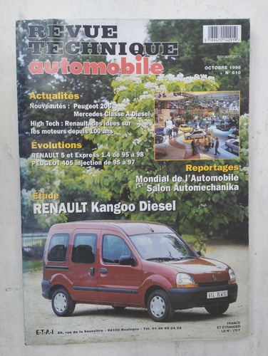 Revue technique renault kangoo - revue,