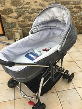 poussette natalys combiné landeau cosy poussette de couleur gris taupe