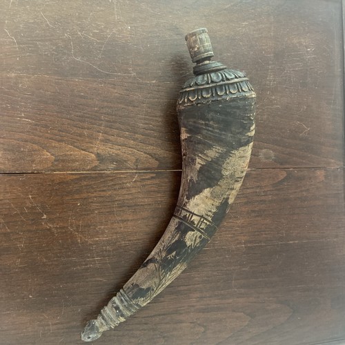 Corne boire bois - corne, sculpé