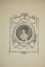 LITHO COULEUR  PORTRAIT FEMME