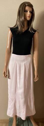 Jupe longue rose - , lyocell