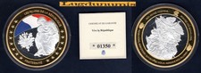 Médaille Fraternité 2010 Les piliers de la République 1789 Exemplaires + Certifi