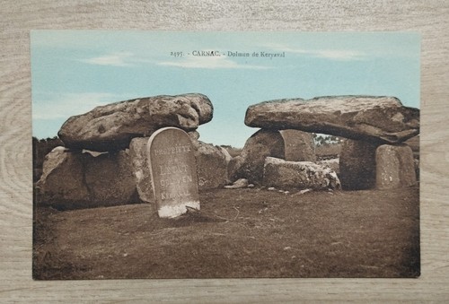 Cpa carnac dolmen keryaval - carnac,