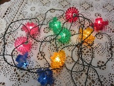 Ancienne guirlande Noël Italy 10 lampes