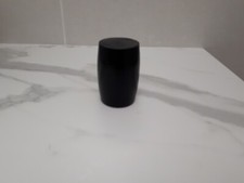 socle en bois  peint en noir pour figurine ou maquette diamètre 5 cm H = 8 cm