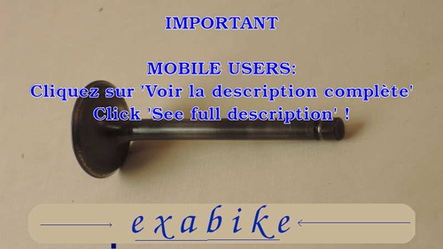 Soupape echappement pour - soupape, d'echappement