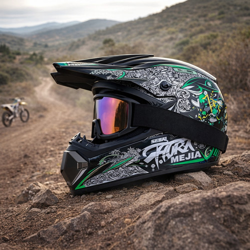Casque moto enfant - moto, 🏍️