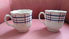 2 TASSES A CAFE ANCIENNES BADONVILLER DECOR BEARN BASQUE