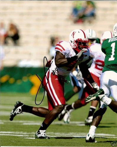 Larry asante nebraska signed - nebraska,