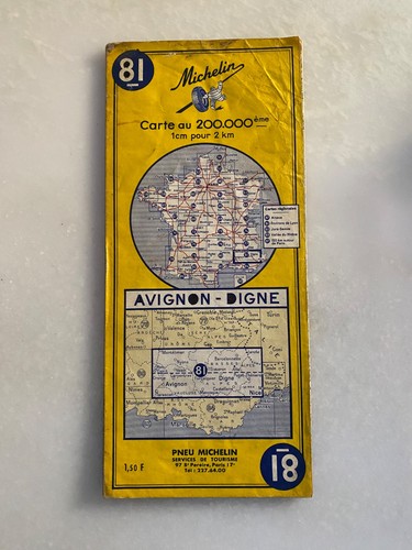 Ancienne carte michelin 81 - carte, n°81