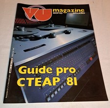 Magazine ZERO-VU Sono Studio N°8 1981 Guide Pro CTEAP 81