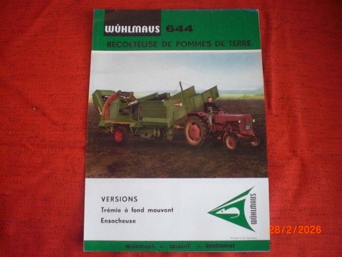 Ancienne brochure - ancienne,