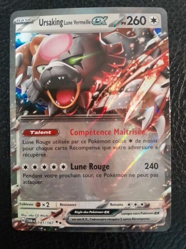 Carte pokémon ursaking - carte,