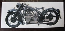 C P  CARTE POSTALE BMW R12 PAPER HOUSE PRODUCTION