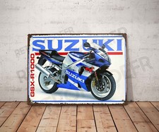 Plaque métal vintage Suzuki
