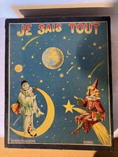 Ancien jeu magnétique JE SAIS TOUT, Pierrot, magie. Kratz Boussac 1900