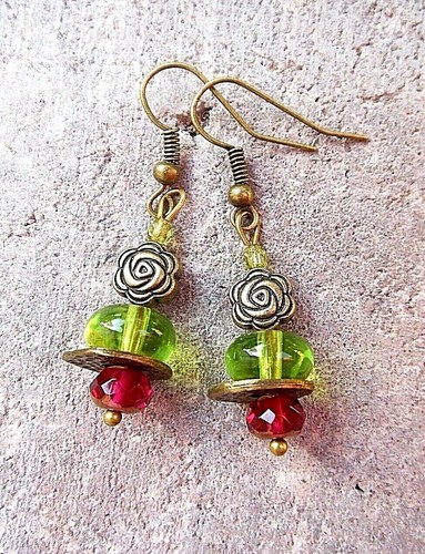 Boucles oreille rétro - oreille, vintage