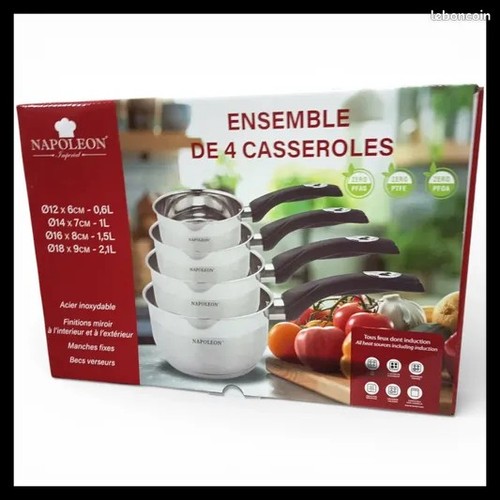 Napoleon set casseroles inox - casseroles,