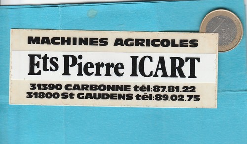 Autocollant c18 agriculture - autocollant.,