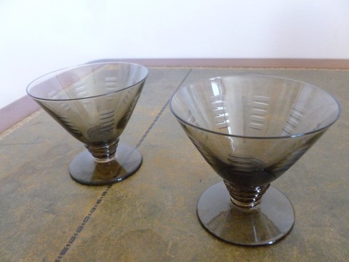 Verres pied anciens a - pied,