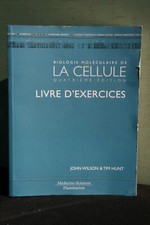livre biologie moléculaire la cellule livre d'exercices médecine. **