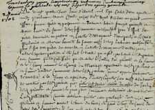 1702 Mayenne Traité au sujet d'une palissade GOUAULT LOUVET GUIARD LE COUTURIER