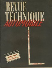 (35B)REVUE TECHNIQUE AUTOMOBILE FIAT 1400 / MASSEY HARRIS PONY