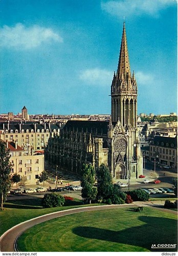 Carte postale caen - carte,
