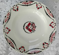 6 assiettes creuses art déco Nles usines de Céramique de Saint Amand