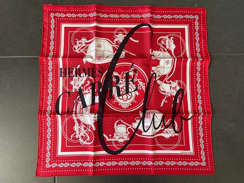 Foulard carré hermès soie - foulard,