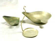 ANCIEN LOT 3 PLATEAUX DE BALANCE ATELIER BIJOUTERIE OPTIQUE MAGASIN OUTIL METIER