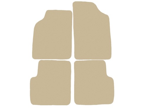 Beige velour tapis sol - beige,