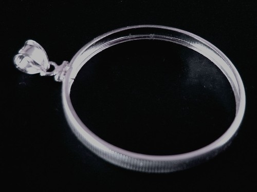 Coin bezel one - one, silver